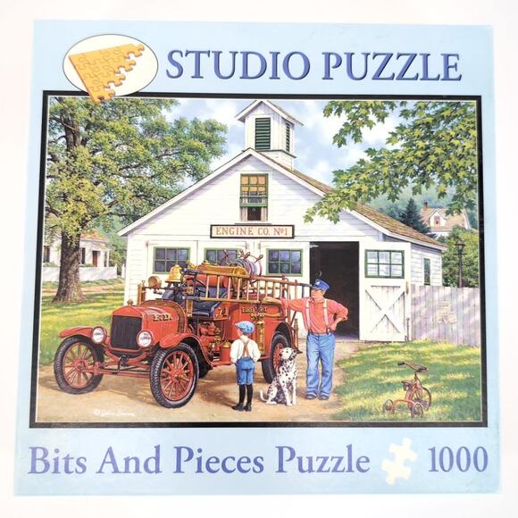 Bits and Pieces "The Inspector" by John Sloane 1000 Piece Jigsaw Puzzle - GUC - Picture 1 of 11